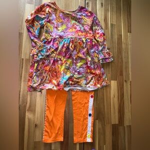 Vibrant Swirl • Tunic and Leggings Set